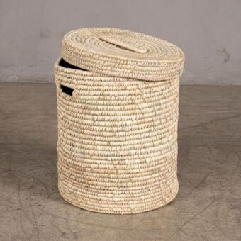 Round laundry basket lrg