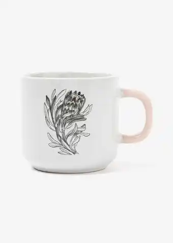 Woolworths Protea stoneware mug offer