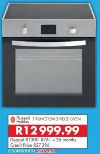 Beares Russell Hobbs 7-Function 2-Piece Oven offer