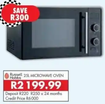 Beares Russell Hobbs Microwave Oven 25L offer