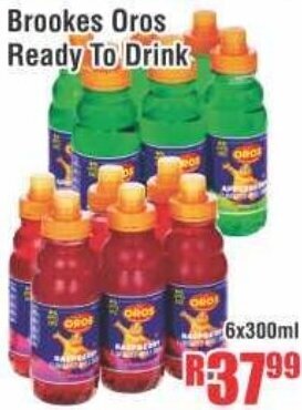 Devland Cash And Carry Brookes Oros Ready To Drink 6x300ml offer