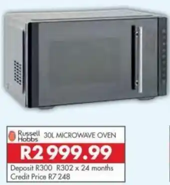 Beares Russell Hobbs Microwave Oven 30L offer