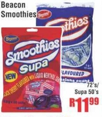 Devland Cash And Carry Beacon Smoothies 72's/Supa 50's offer