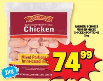 Usave Farmer's Choice Frozen Mixed Chicken Portions 2kg offer