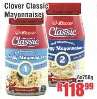 Devland Cash And Carry Clover Classic Mayonnaise 750g offer