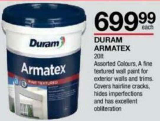 Duram Armatex 20lt offer at Build It