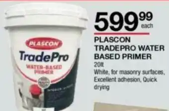 Build It Plascon Tradepro Water Based Primer 20lt offer