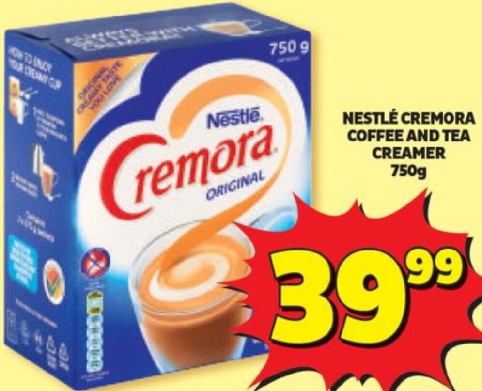 Nestlé Cremora Coffee and Tea Creamer 750g 500g offer at Usave