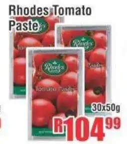 Devland Cash And Carry Rhodes Tomato Paste 30x50g offer