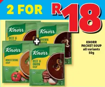 Usave Knorr Packet Soup 2x50g offer