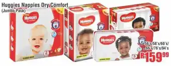 Devland Cash And Carry Huggies Nappies Dry Comfort offer