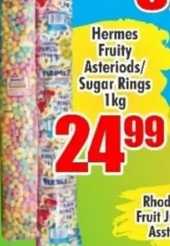 Hermes Fruity Asteroids/Sugar Rings 1Kg
