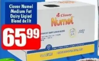 Three Star Cash and Carry Clover Numel Medium Fat Dairy Liquid Blend 6xllt offer