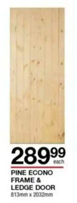 Build It Pine Econo Frame & Ledge Door offer