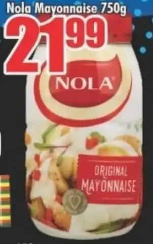 Three Star Cash and Carry Nola Mayonnaise 750g offer