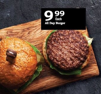 Oxford Freshmarket All day Burger offer