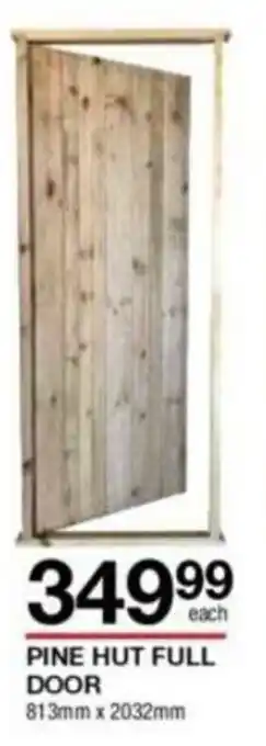 Build It Pine Hut Full Door offer