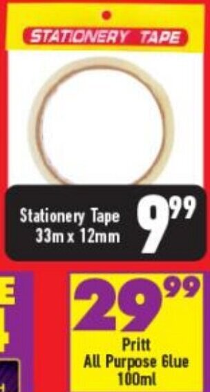 Shoprite Pritt All Purpose Glue 100ml offer
