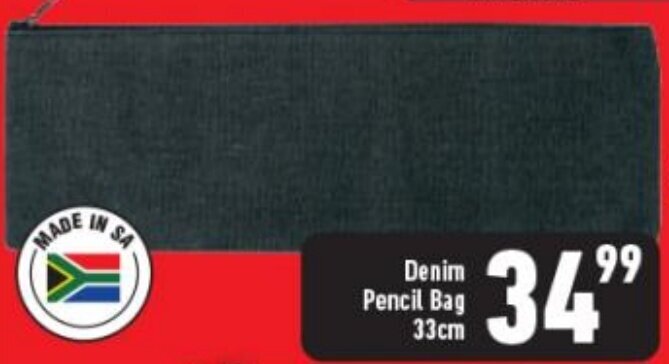 denim pencil bag 33cm