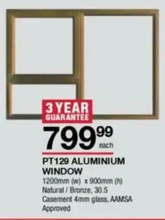 Build It PT129 Aluminum Window offer