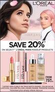 L'oreal paris makeup products-each