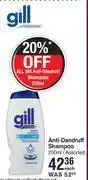 Dis-Chem Gill anti dandruff shampoo assorted-200ml each offer