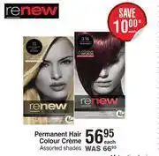 Dis-Chem Renew permanent hair colour creme assorted shades-each offer