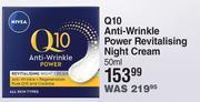 Dis-Chem Nivea q10 anti wrinkle power revitalising night cream-50ml offer
