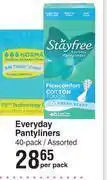 Dis-Chem Stayfree everyday pantyliners 40 pack assorted-per pack offer