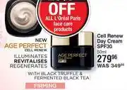 Dis-Chem L'oreal age perfect cell renew day cream spf30-50ml offer