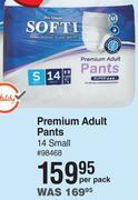 Dis-Chem Softi premium adult pants 14 small-per pack offer
