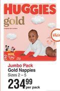 Dis-Chem Huggies jumbo pack gold nappies sizes 2-5-per pack offer