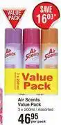 Dis-Chem Air scents value pack 3 x 200ml assorted-per pack offer