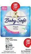 Dis-Chem Baby soft 2 ply toilet rolls 9 pack-per pack offer