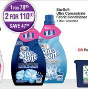 Dis-Chem Sta soft ultra concentrate fabric conditioner assorted-1l offer