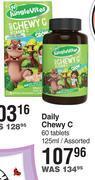 Jungle vites daily chewy c 60 tablets 125ml assorted