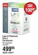 Dis-Chem Usn lipo x platinum 8 in 1 fat burner 80 capsules offer