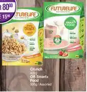 Futurelife crunch 425g or smart+ food 500g assorted-for 1