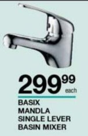 Build It Basix Mandla Single Lever Basin Mixer offer