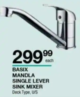 Build It Basix Mandla Single Lever Sink Mixer offer