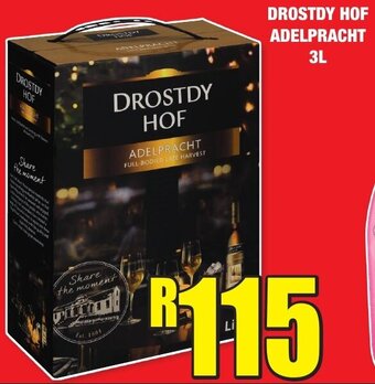 Boxer Liquors Drostdy Hof Adelpracht 3L offer