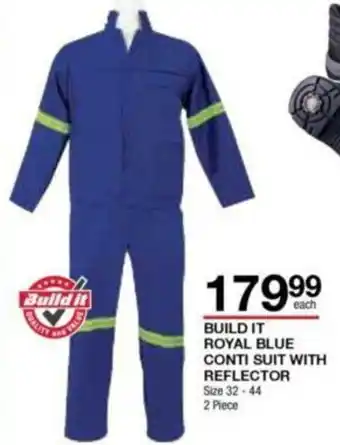 Build It Build It Royal Blue Conti Suit with Reflector offer