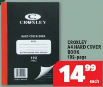 Usave Croxley A4 Hard Cover Book 192 page offer