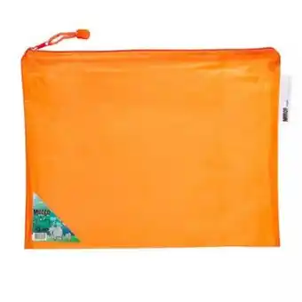 Pvc zip carry bag orange