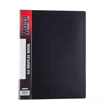 West Pack Lifestyle Executive display book a4 20 pockets black offer