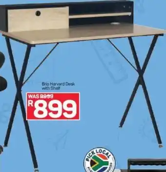 Pick n Pay Brio Harvard Desk with Shelf offer