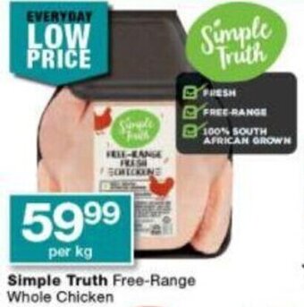 Checkers Simple Truth Free-Range Whole Chicken offer