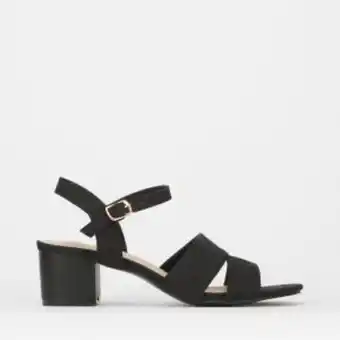 Zando Utopia double band low block heels black offer