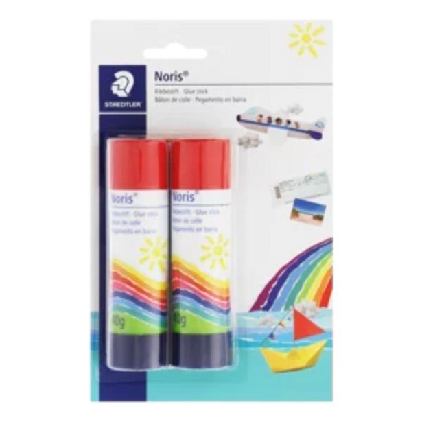 Staedtler noris glue stick 40g 2 pack offer at Shoprite