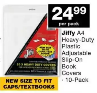 Checkers Jiffy A4 Heavy Duty Covers A4 - 10 pack offer